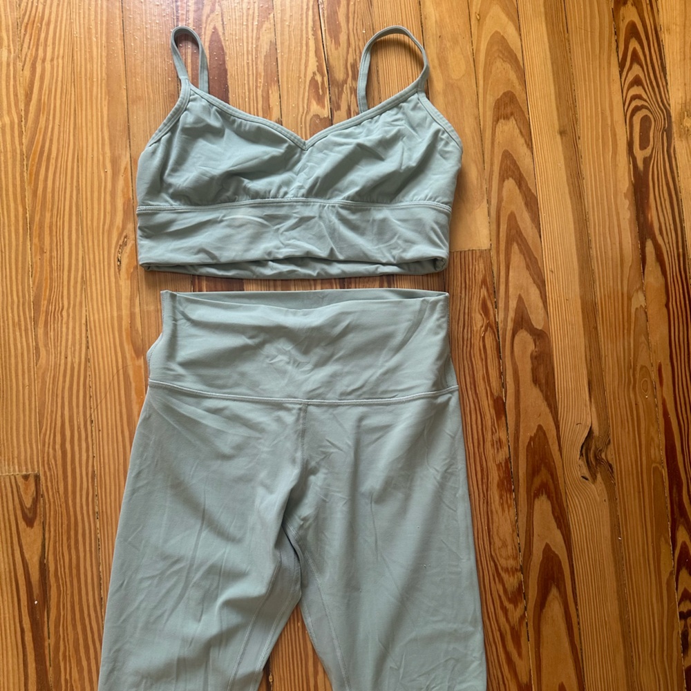 Lululemon Green Align Set